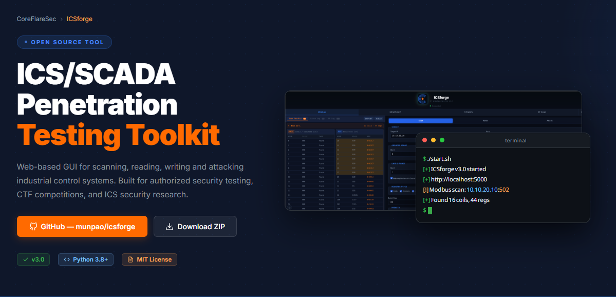 ICSforge — Screen 2